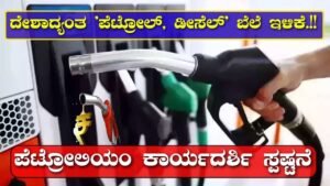 Petrol diesel price down